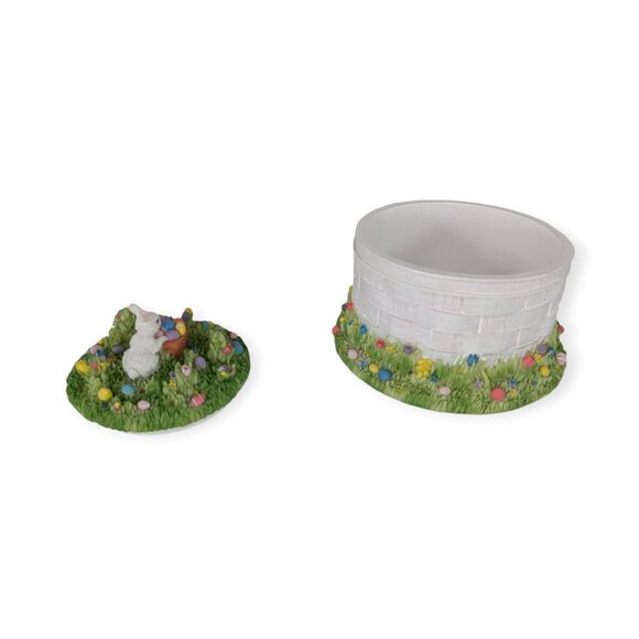 The White Barn Candle Company Easter Jar Candle Holder and Topper with Tags - Picture 1 of 10